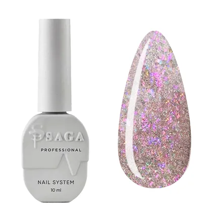Світловідбиваючий гель-лак SAGA Professional Fiery Gel #41, 10 мл