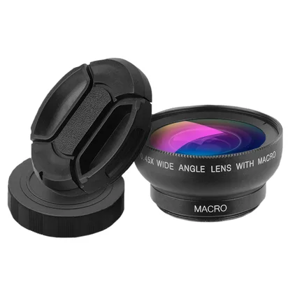 Лінза для телефону Apexel 2-в-1 0.45× WM Phone Lens, ширококутна + макро