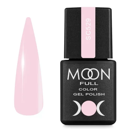Lakier hybrydowy Moon Full Color #SC529, bladoróżowy, 8 ml