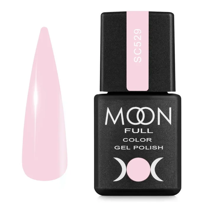 Lakier hybrydowy Moon Full Color #SC529, bladoróżowy, 8 ml