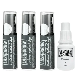 Zestaw do koloryzacji brwi Permanent Lash&Brow Color + oksydant 3%