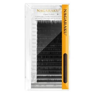 Вії Nagaraku Mix Black, вигин C, товщина 0.05, довжина 7-15 мм, 16 ліній