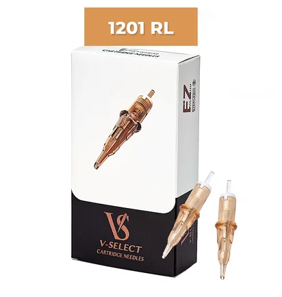 Набір картриджів для татуажу V-Select 1201RL (0,35мм), 20 шт