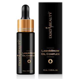 Масло для брів та вій Ekko Beauty, 15 мл