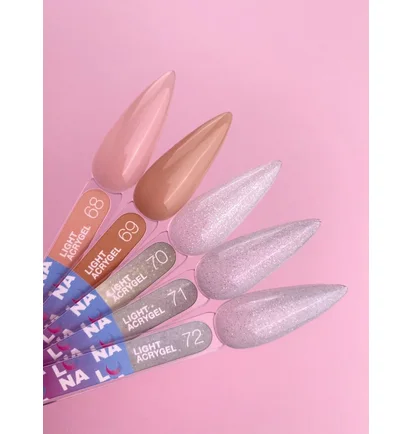 Nail Strengthening and Extension Gel Luna Moon Light Acrygel #68, 13 ml