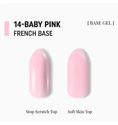 Камуфлююча база Adore Professional French Base №14 Baby Pink, 15 мл