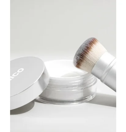 Пензлик-кабуки Unico Kabuki Brush Vegan для пудри, сірий