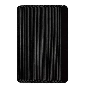 Adhesive Abrasive Nail File Refill, for rectangular base, 180×20 mm, 240 grit, black, 50 pcs