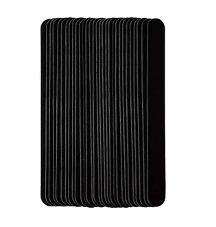 Adhesive Abrasive Nail File Refill, for rectangular base, 180×20 mm, 240 grit, black, 50 pcs