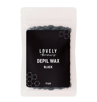 Depilation Wax Lovely Brows, black, 25 g