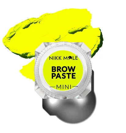 Паста для брів Nikk Mole Brow Paste Mini, Жовта, 3.5 г
