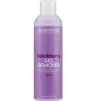 Płyn do usuwania lakieru hybrydowego Jerden Proff Blackberry, 200 ml