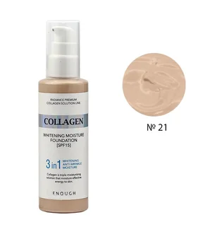 Тональна основа Enough Collagen 3-в-1 #21, 100 мл