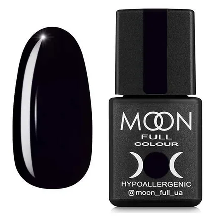 Gel Polish Moon Full Color #188, deep black, 8 ml
