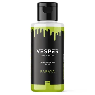 Антибактеріальне мило-концентрат для тату Vesper, Papaya, 100 мл