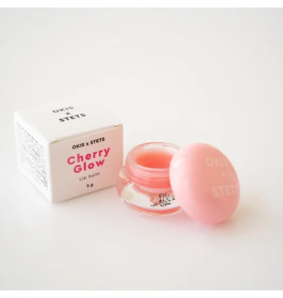 Бальзам для губ Okis x Stets, Cherry Glow, 5 г