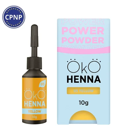 Хна для брів OKO Lash&Brow Power Powder, #05 Yellow, 10 г
