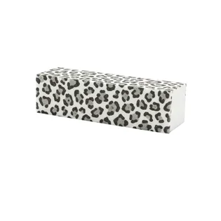 Nail Buffer, with leopard print