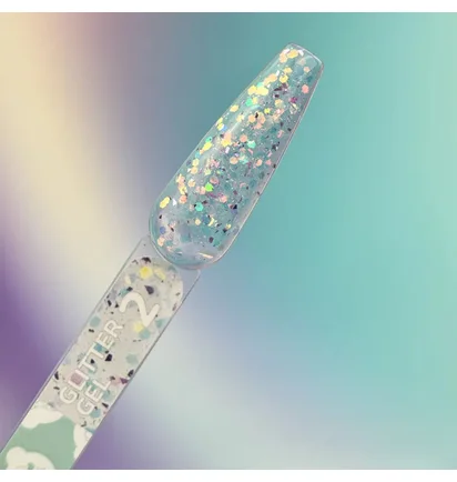 Блискітки для нігтів YouAreCute Glitter Gel, #2, 5г