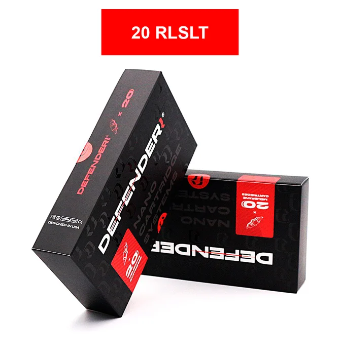 Set of Tattoo Cartridges Defenderr 20/01RLSLT, 20 pcs