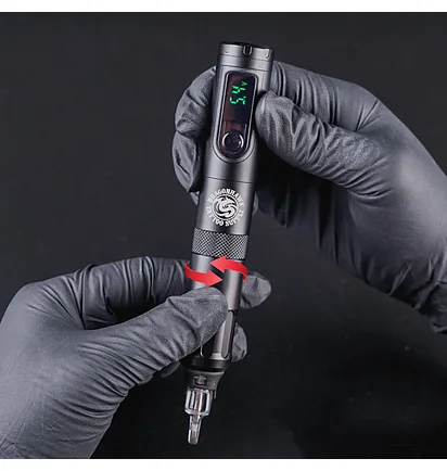 Машинка для перманентного макіяжу Dragonhawk Pen X4 WQP-025, Black