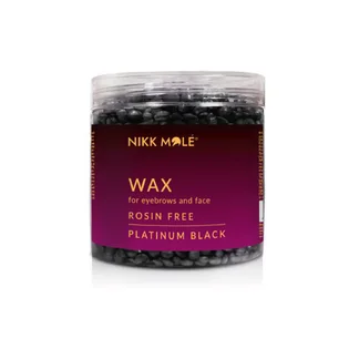 Віск у гранулах для брів та обличчя Nikk Mole, Platinum Black, 100 г