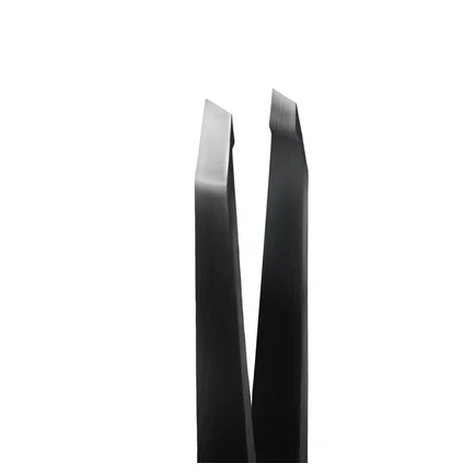 Скошений пінцет для брів CTR Platinum