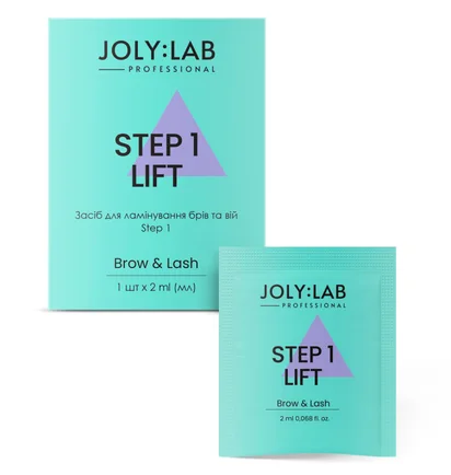 Preparat do laminacji brwi i rzęs JolyLab, Step 1, 2 ml