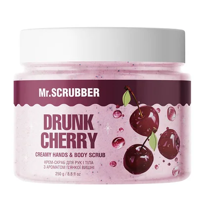 Крем-скраб для рук та тіла Mr.Scrubber, Drunk Cherry, 250 г