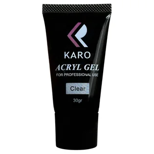 Акрил-гель для нарощування нігтів Karo Clear, 30 мл