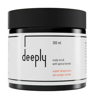 Скраб для шкіри голови Deeply Scalp Scrub with Apricot Kernel, 300 мл