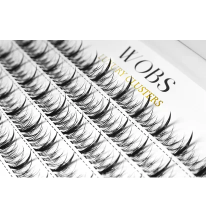 Накладные пучковые ресницы WoBs Fairy Lashes 20D, толщина 0.07, длина 8 мм, 200 шт