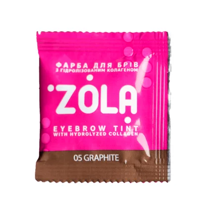 Фарба для брів ZOLA, Graphite #05, саше, 5 мл