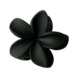 Hair Claw Flower, black