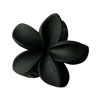 Hair Claw Flower, black