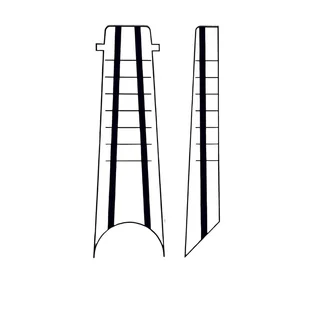 Набір верхніх форм для нарощування Karo Half Almond, 120 шт