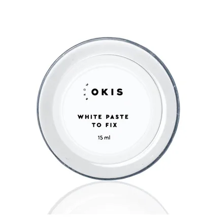 Біла паста для фіксації ескізу брів Okis Brow, 15 мл