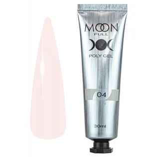 Полігель Moon Full для нарощування нігтів Poly Gel #04, 30 мл