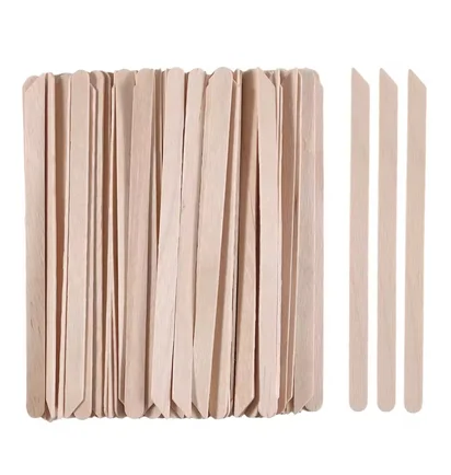 Wooden Waxing Spatula, with pointed tip