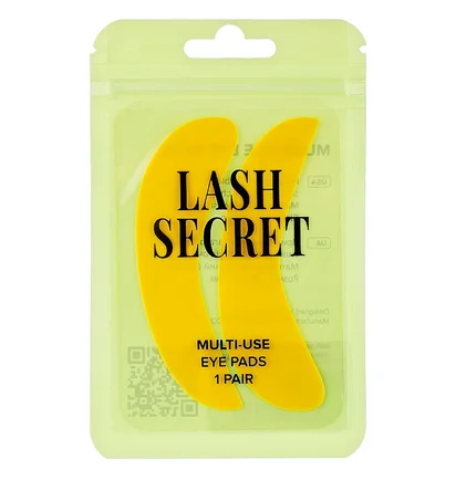 Многоразовые силиконовые патчи Lash Secret, желтые, 1 пара
