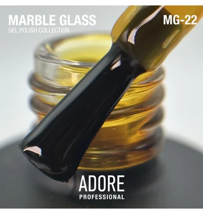 Гель-лак для вітражного покриття нігтів Adore Professional Marble Glass MG-22 Topaz, 8 мл