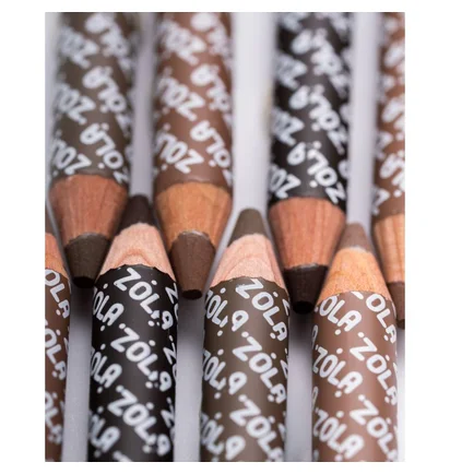 Пудровий олівець для брів ZOLA Powder Brow Pencil, Caramel
