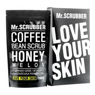 Кавовий скраб для тіла Mr.Scrubber, Honey Melon, 200 г