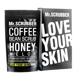 Кавовий скраб для тіла Mr.Scrubber, Honey Melon, 200 г