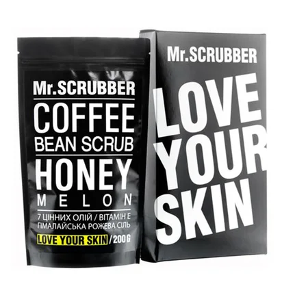 Кавовий скраб для тіла Mr.Scrubber, Honey Melon, 200 г