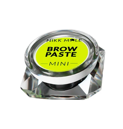 Паста для брів Nikk Mole Brow Paste Mini, Жовта, 3.5 г