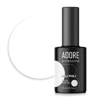 Кольорова полібаза для дизайну нігтів Adore Professional Loli Poly Base №09 Icing, 15 мл