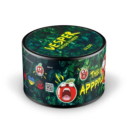 Крем-вазелін Vesper Tattoo, Apple, 300 мл