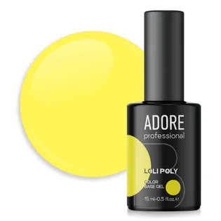 Кольорова полібаза для дизайну нігтів Adore Professional Loli Poly Base №07 Banana, 15 мл