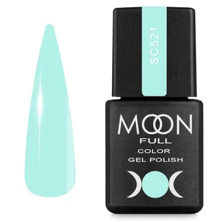 Гель-лак Moon Full Color Gel Polish #SC521, м'ятний, 8 мл